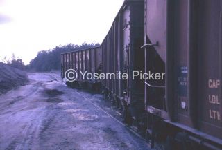 Vintage Slide Sl83 ☆ 1974 Southern Railway Train Derailed 867a