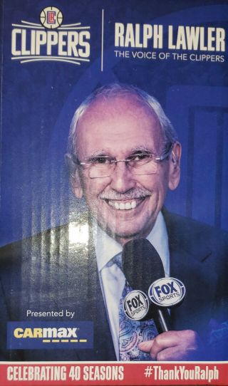 Ralph Lawler - Bobble Head - Los Angeles Clippers