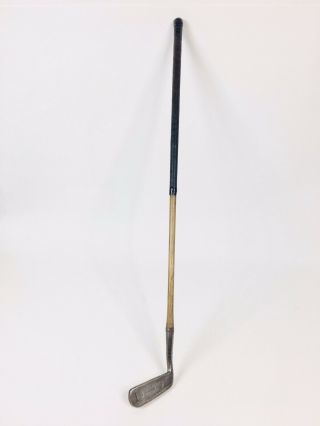 Vintage Wright & Ditson Hickory Shaft Golf Club Accurate Putter Iron As Pictured