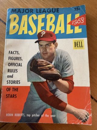 1953 Major League Baseball Facts,  Figures,  Rules And Stories Of The Stars