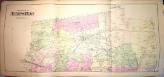 1873 Beers Map Of North Hempstead,  Long Island,  York