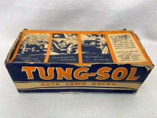 Vintage Tung - Sol Auto Lamp Bulbs Box Car Lights Advertising
