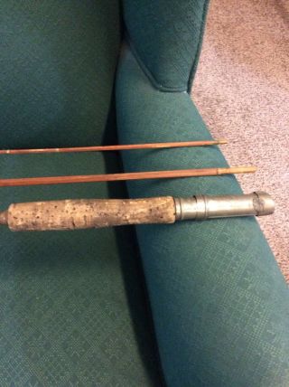 vintage Tonkin Cane Beaverkill 8’6” 3 pc bamboo fly rod 3