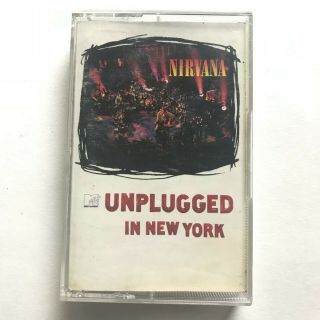 Nirvana - Unplugged In York Cassette Tape 1994 Geffen Kurt Cobain Vintage