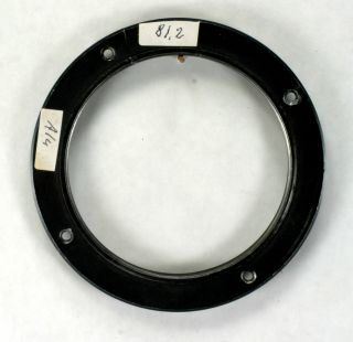 Vintage Aluminum Lens Flange 81.  2 Mm