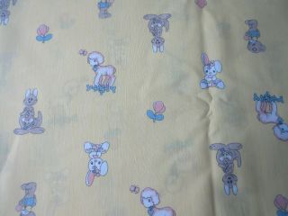 2,  Yds Spectrix Vintage Fabric Cotton/blend Precious Moments Baby Kanga Bear