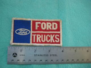 Vintage Ford Trucks Parts Service Dealer Uniform Hat Patch