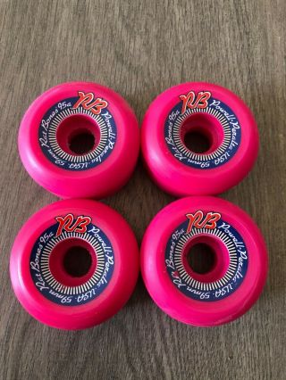 Powell Peralta Nos Rat Bones 59mm/95a Og Skateboard Wheels Pink
