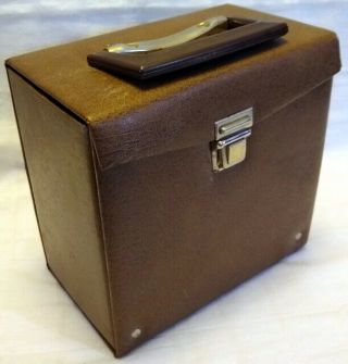 Vintage 45 Rpm Record Case Full Of 45 Rpm Records Sixty Records Total