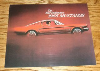 1965 Ford Mustang Sales Brochure 65 Gt Fastback 2,  2