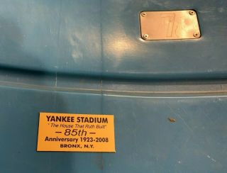 York Yankee Stadium 85TH Anniversary 1923 - 2008 Seat Plaque  Yankees 2