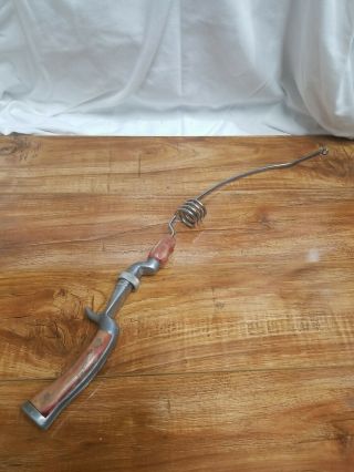 Vintage Waltco Glasscaster Ice Fishing Rod 1950 