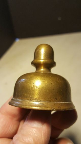 Antique Brass Steam Engine Whistle Top Finial - And Unusual Hit Miss