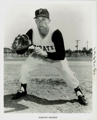 Undated Press Photo Team Issued Image Harvey Haddix Of The Pittsburgh Pirates