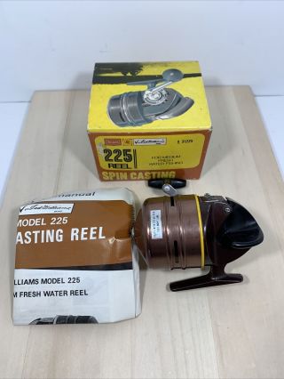 Vintage Ted Williams 225 Spin Casting Reel Sears Japan Instructions