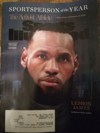 Sports Illustrated December 2020 Lebron James