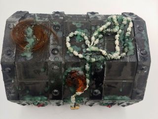 Active ANTIQUE Dybbuk Box Paranormal Human Hair Lion Heads 2