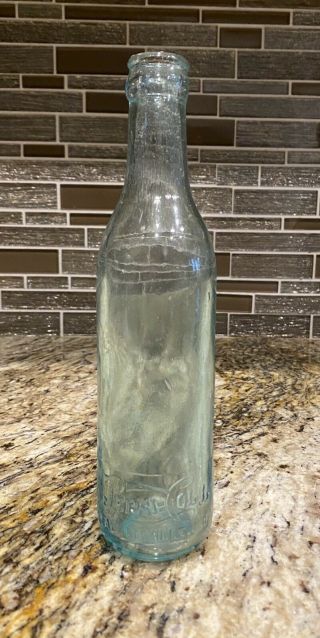 Rare Antique Straight Side Pepsi Cola Bottle Fayetteville Nc C.  1905