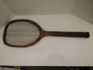 Antique Vintage Wood Tennis Racket - Dreadnought Driver By Harry C.  Lee Co. ,  Ny