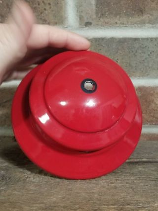 Vintage Coleman 200a Lantern Red Late Style Low Top Ventilator Hat Usa Near