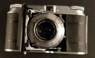 Vintage Voigtlander Vito Ii 35mm Film Camera With Color Skopar 1:3.  5 50mm Lens