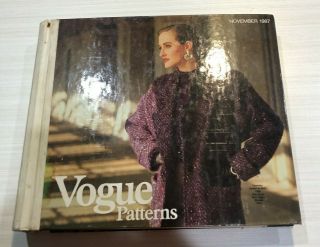 Vintage 80s Vogue Counter Pattern Big Book November 1987