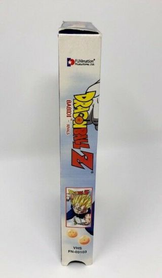Dragonball Z Rivals Edited VHS Babidi Saga DBZ Anime Akira Toriyama Vtg 3