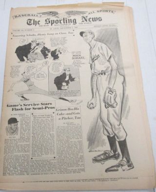 The Sporting News Newspaper Babe Ruth September 2,  1943 101014lm - Eb3
