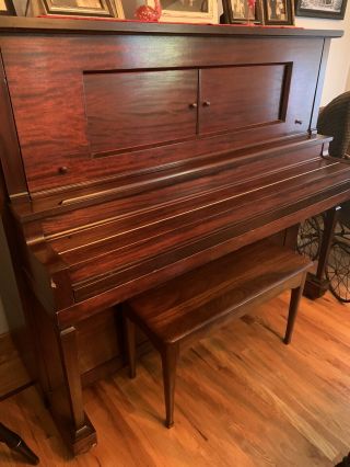 Lohmann Antique Player Piano With Scrolls