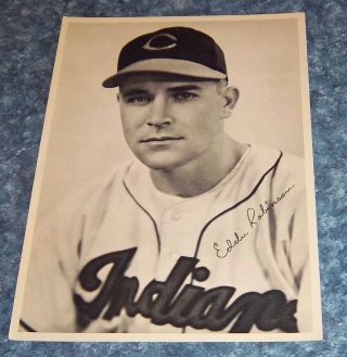 Eddie Robinson Cleveland Indians 1948 World Series Champions Player Photo