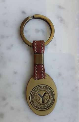 York City Transit Authority Vintage Keychain