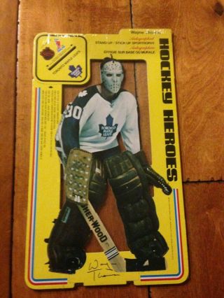 1975 - 76 Carlton Craft Hockey Heroes Stand - Up Wayne Thomas Toronto Leafs