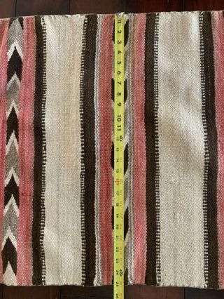 Vintage Southwestern (Native American - Navaho) Hand Woven Wool Rug (47” x 25 