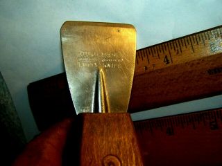 Vintage Duo Fast Putty Knife/ Scrapper/brass Rivets/ Old Wood Handle