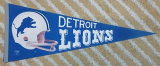 Detroit Lions Full Size Nfl Football Pennant 3d Style