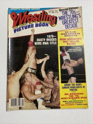 Sports Review Series Wrestling Picture Book Spring 1980.  Dusty R
