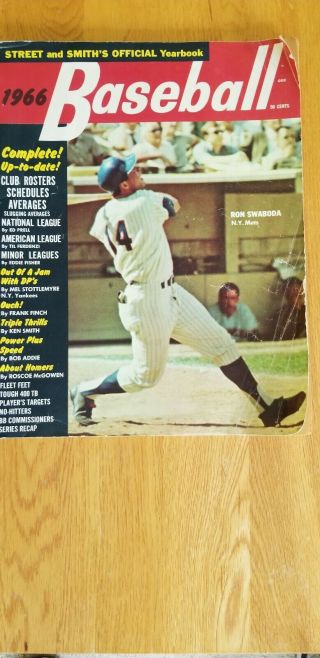 1966 Street & Smith’s Baseball Pictorial Yearbook
