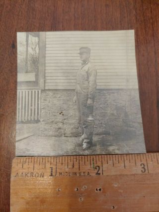 Early Photo Of A Railroad Worker