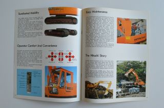 HITACHI UH062 Hydraulic Excavators 1980 dealer brochure - English - USA 2