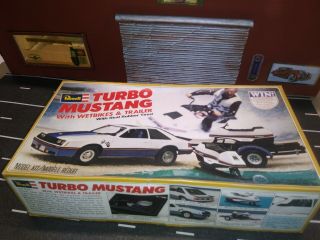 Vintage Revell Turbo Mustang 2 Model Kit