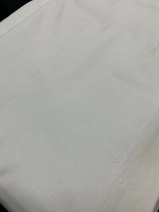 Single Restoration Hardware Baby Child Grommet Cotton Canvas Curtain 96X50 White 3