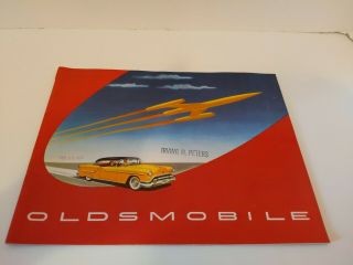 1954 Oldsmobile Dealer Sales Brochure Booklet W/prices 88 98