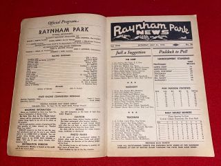 1955 Raynham Park Greyhound Dog Racing Program Saturday May 21 Massachusetts 3
