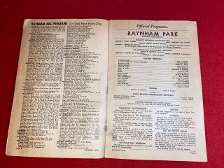 1956 Raynham Park Greyhound Dog Racing Program Saturday May 7 Massachusetts Map 3