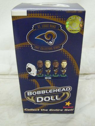 St.  Louis Rams 2002 Collectors Series Bobblehead Doll