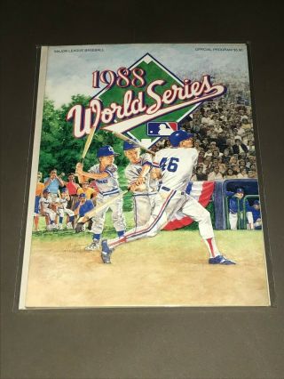 1988 World Series Official Program - Los Angeles Dodgers Vs Oakland Athletics