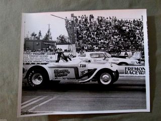 Vintage Race Car Photo Shawn Steele Fremont Raceway Tuill Bros Rich Carlson Usa