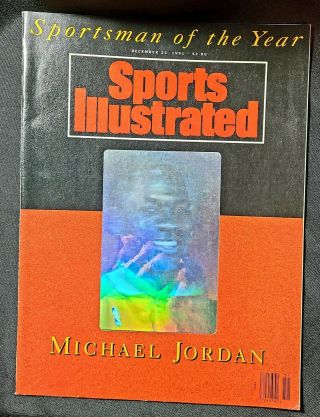 Michael Jordan 1991 Sports Illustrated (hologram) Sportsman Of The Year