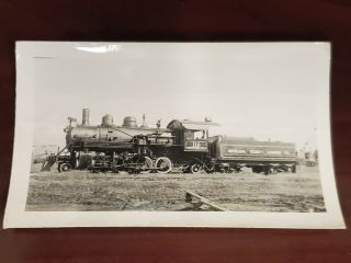 Vintage Angelina County Lumber Co.  110 Steam Locomotive 1958 41/2 X 2 3/4 Photo