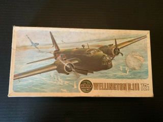 Vintage Vickers Armstrong Wellington B.  Iii Airfix 1/72 Scale Plastic Model